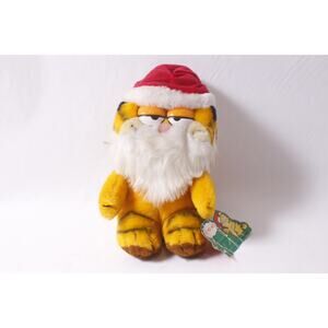 1981 Dakin Garfield Santa Claus Plush Vintage Christmas Holiday ~ 260317-WH 990